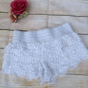 |Rewind|Lace white shorts